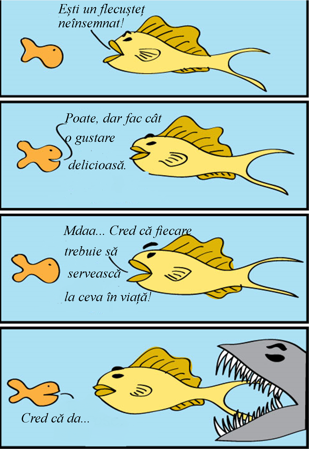 Lanț trofic - satiră